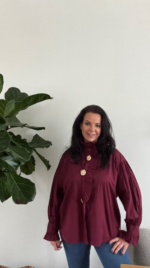 Blouse roezel bordeaux label-l-blouses Label-L