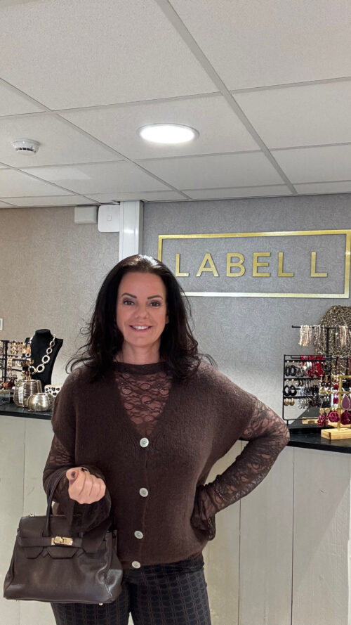 Gilet Alpaca brown Triple nine-gilet Label-L