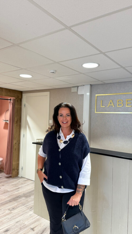 Gilet Alpaca navy Triple nine-gilet Label-L