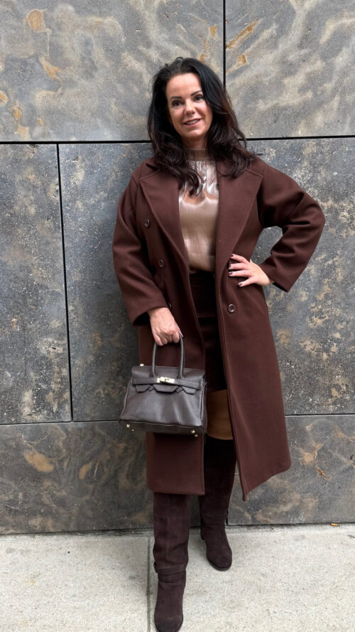 Jas Amanda Brown Biba-jassen Label-L