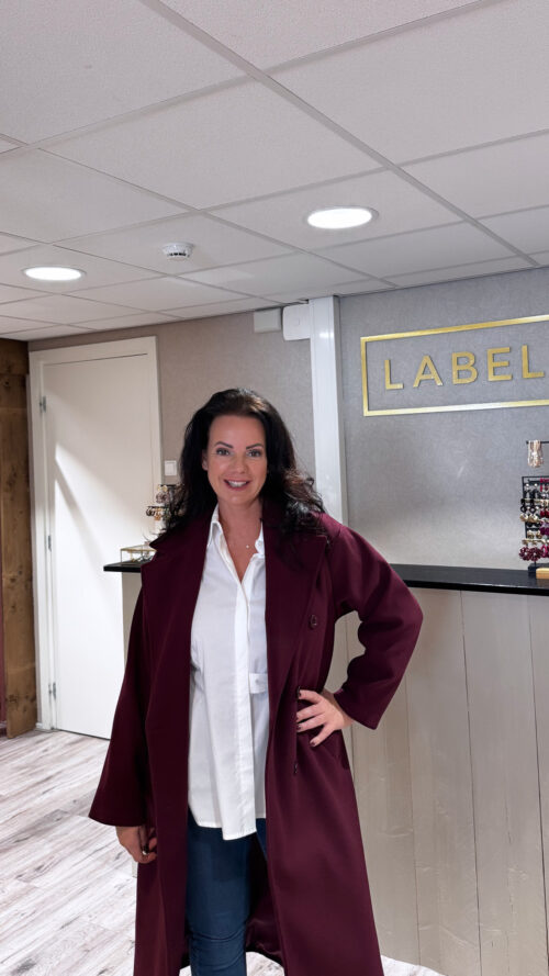 Jas Amanda bordeaux Biba-jassen Label-L