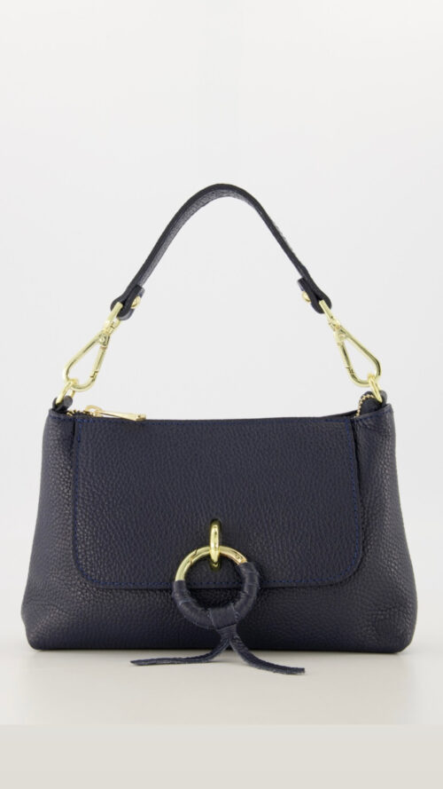 leren tas Cosi navy label-l-tasse Label-L